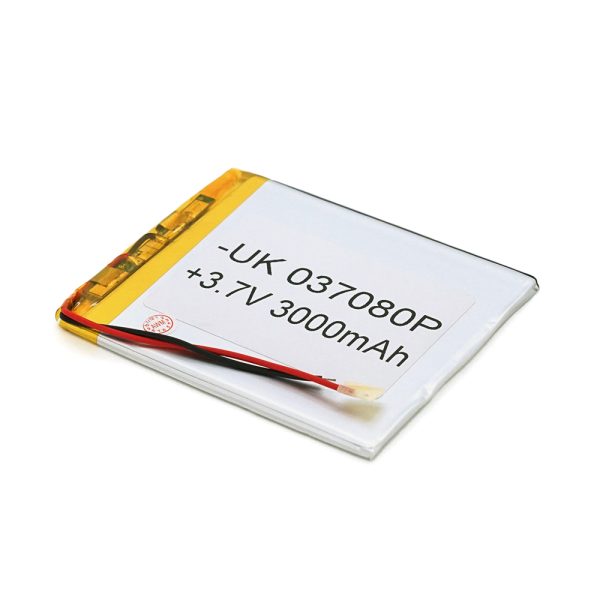Літій-полімерний акумулятор 3*70*80mm (Li-ion 3.7В 3000мА&middot;год)