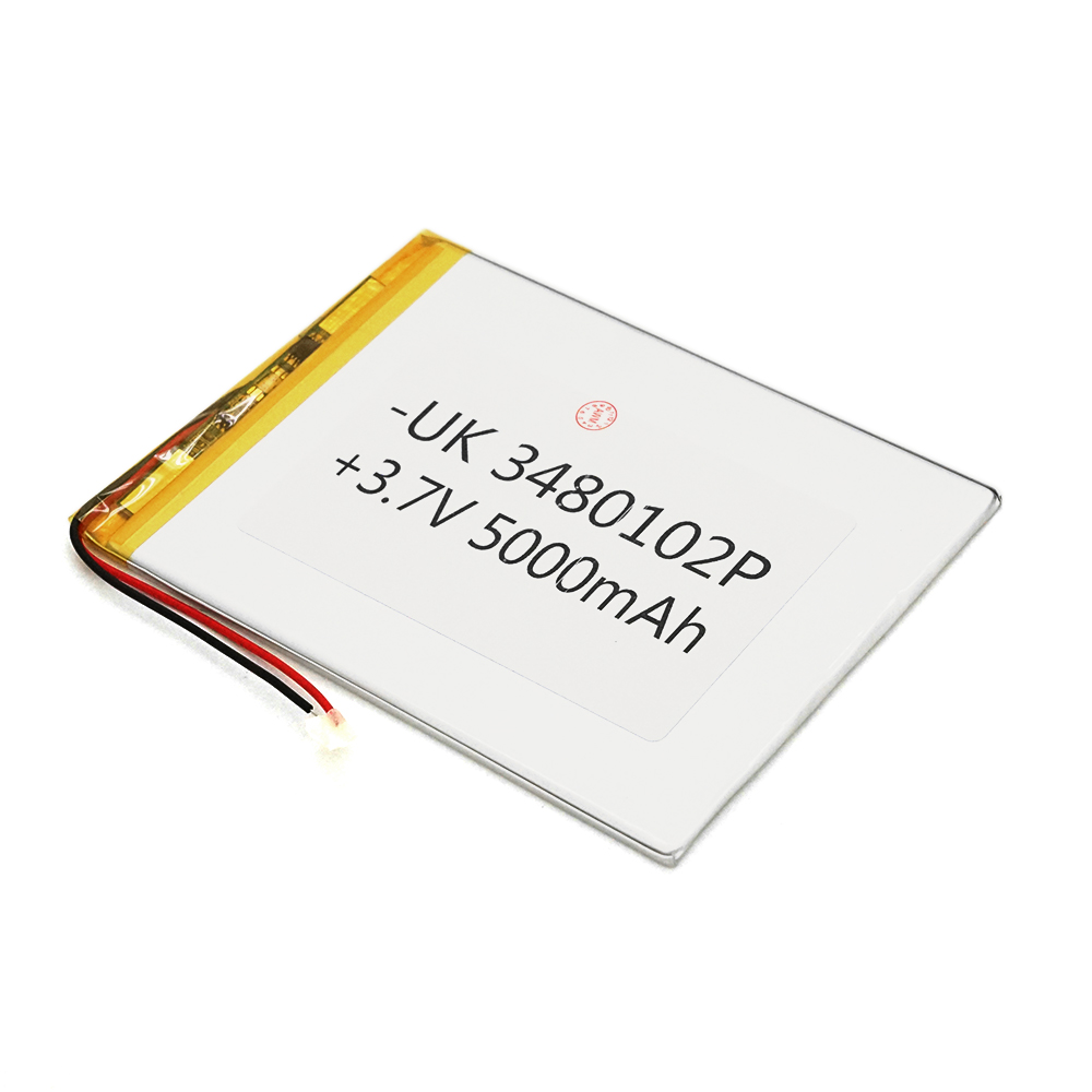 05525 Літій-полімерний акумулятор 4*80*102mm 3,7V (Li-ion 3.7В 5000мА·год) - Зображення 1