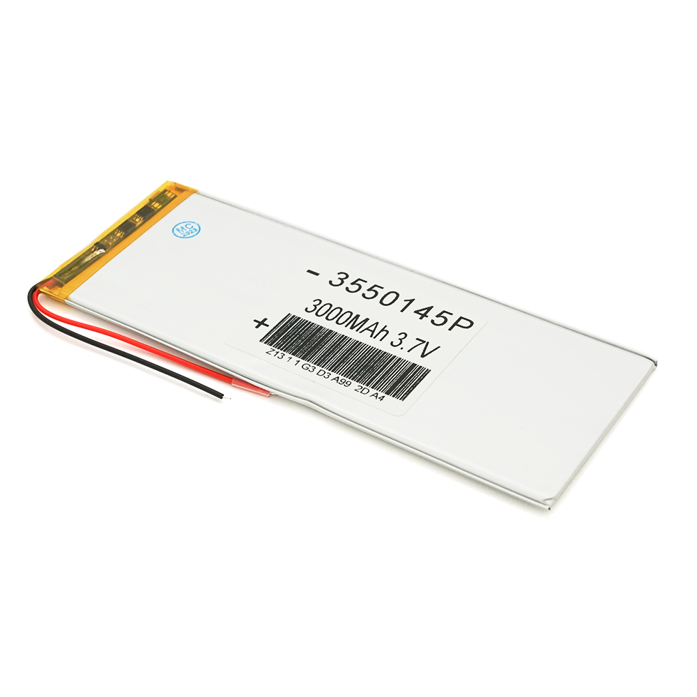 05540 Літій-полімерний акумулятор 3.5*50*145mm (Li-ion 3.7В 3000мА·год) - Зображення 1