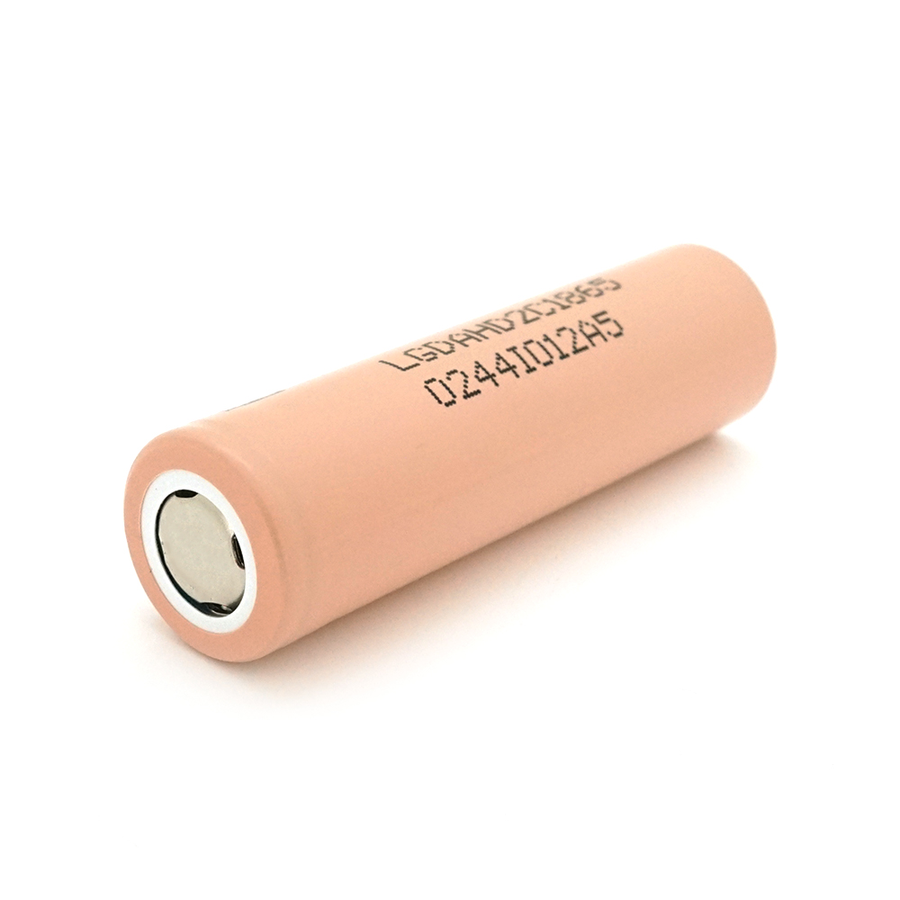 13281 Акумулятор 18650 Li-Ion LG LGDAHD2C1865, 2100mAh, 25A, 4.2 / 3.7 / 2.5V, BEIGE, PVC BOX, 2 шт. в упаковці, ціна за 1 шт - Зображення 1