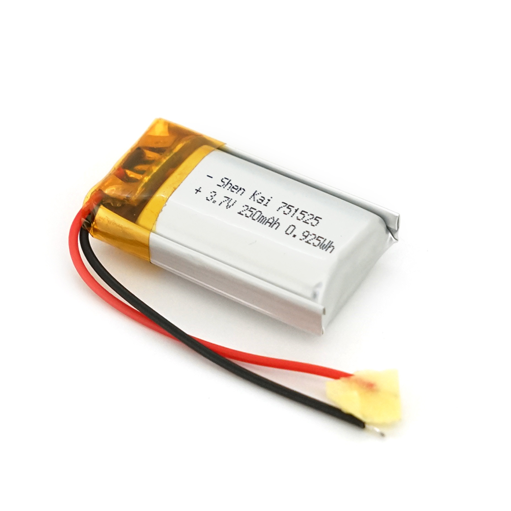 16749 Літій-полімерний акумулятор 7.5*15*25mm (Li-ion 3.7В 250мА·год) - Зображення 1