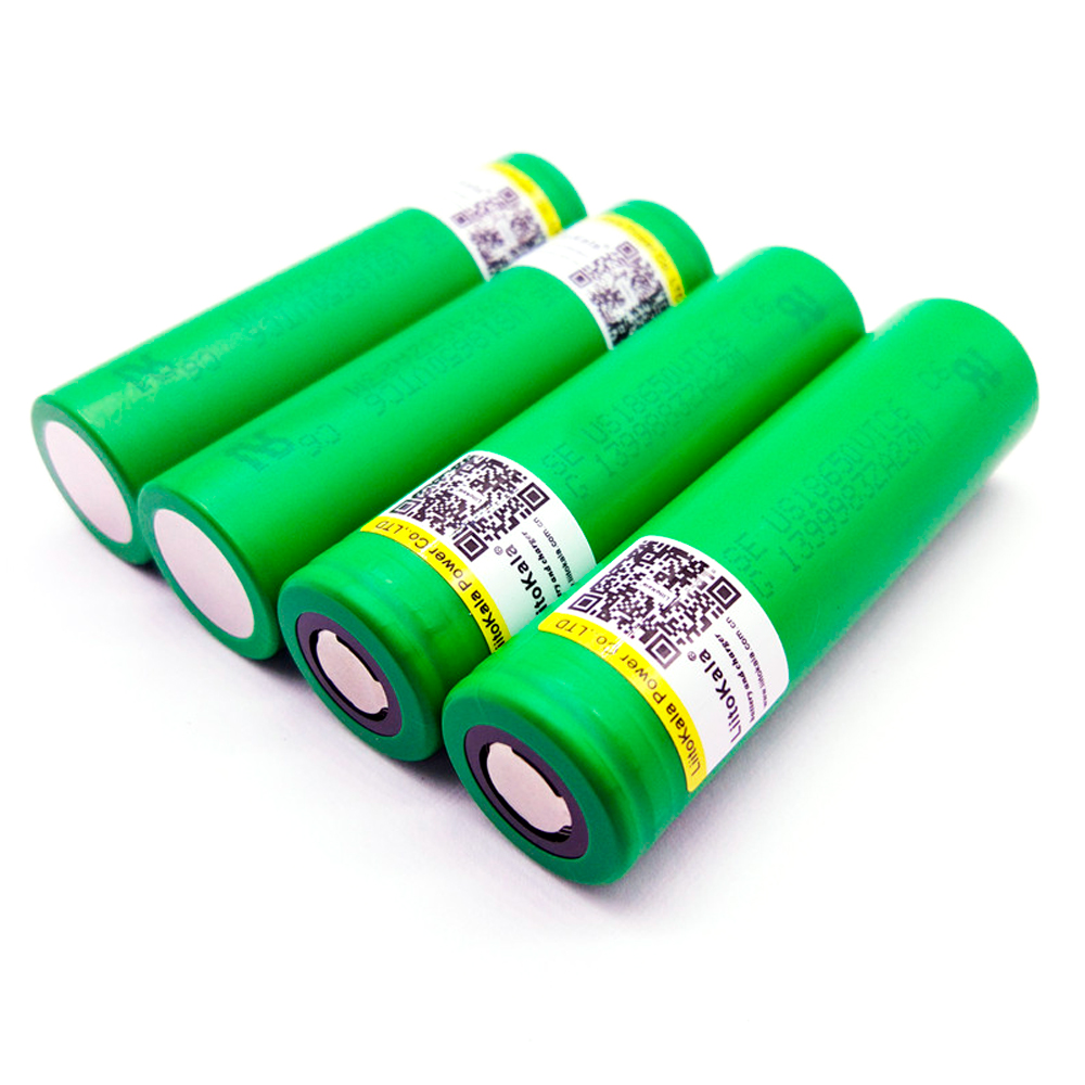 18712 Акумулятор 18650 Li-Ion LiitoKala Lii-VTC6, 3000mah (2850-3000mah), 30A, 3.7V (2.75-4.2V), Green, PVC BOX - Зображення 1