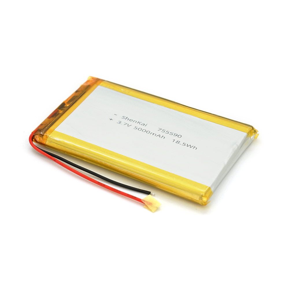 20309 Літій-полімерний акумулятор 7.5*55*90mm (Li-ion 3.7В 5000мА·год) - Зображення 1