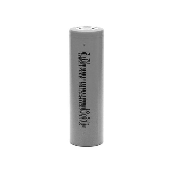 Акумулятор 21700 Li-Ion Samsung (For Tesla) INR21700E, 4000mAh-5C, 4.2 / 3.7 / 2.5V, Gray, 2 шт. в упаковці, ціна за 1 шт