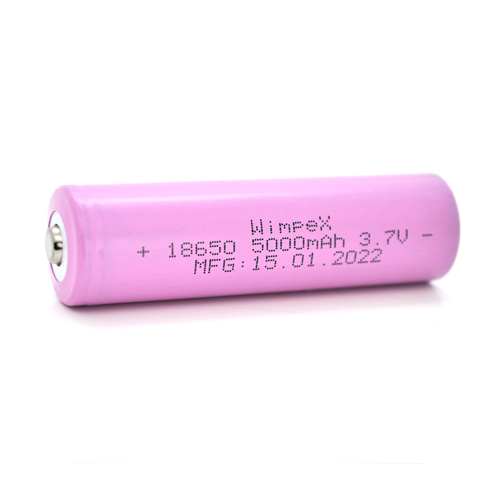 27575 Акумулятор WMP-6000 18650 Li-Ion Tip Top, 2300mAh, 3.7V, Pink - Зображення 1