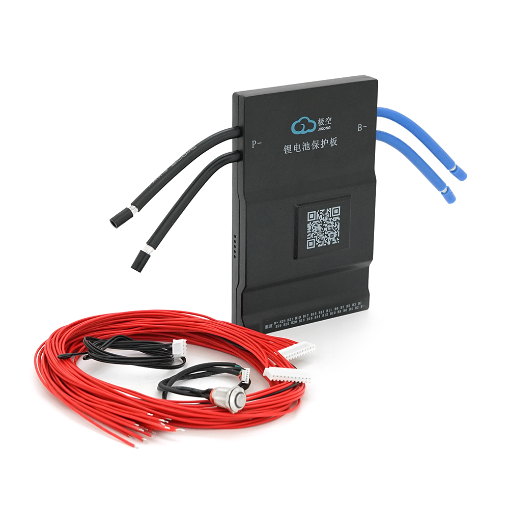 30606 BMS плата JK-BD6A24S10P Li-Ion / LiFePo4 / LTO 7S-24S, 100A, CAN / RS485, 1mΩ, Bluetooth, Ballance 0.6A, підігрів + кнопка - Зображення 1