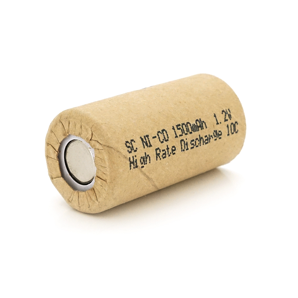 32750 Акумуляторна батарея для шуруповерта Ni-Cd SC1500mAh 1.2V, 10C, 23x43 mm - Зображення 1