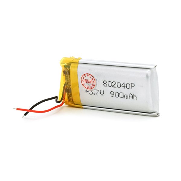 Літій-полімерний акумулятор 8*20*40mm (Li-ion 3.7В 900мА&middot;год)