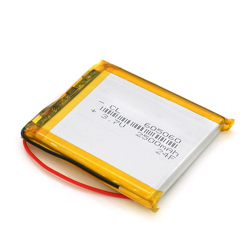 37730 Літій-полімерний акумулятор 6*50*60mm (Li-ion 3.7В 2500мА·год) - Зображення 1