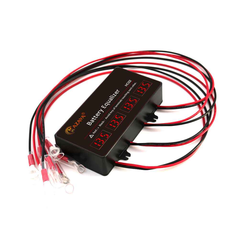 37838 Балансир HC02 для акумуляторних батарей AGM, GEL, Li-ion, LiFePo4, 48V, 10A, 4S, LED індикація, 62x124x27mm - Зображення 1