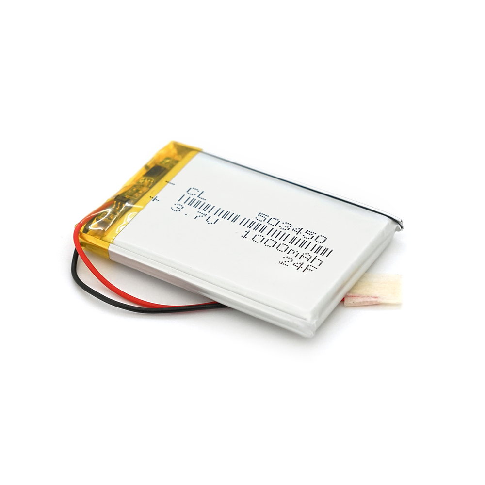 38858 Літій-полімерний акумулятор 5*34*50mm (Li-ion 3.7В 1000мА·год) - Зображення 1