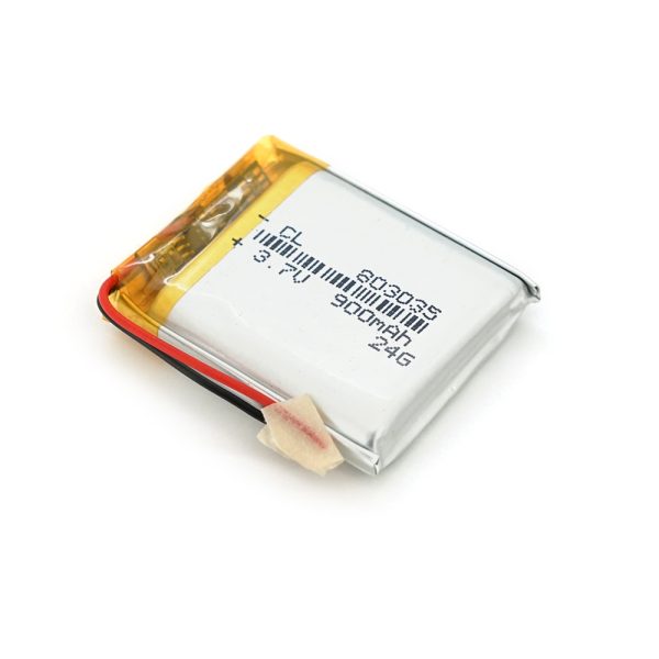 Літій-полімерний акумулятор 8*30*35mm (Li-ion 3.7В 900мА&middot;год)