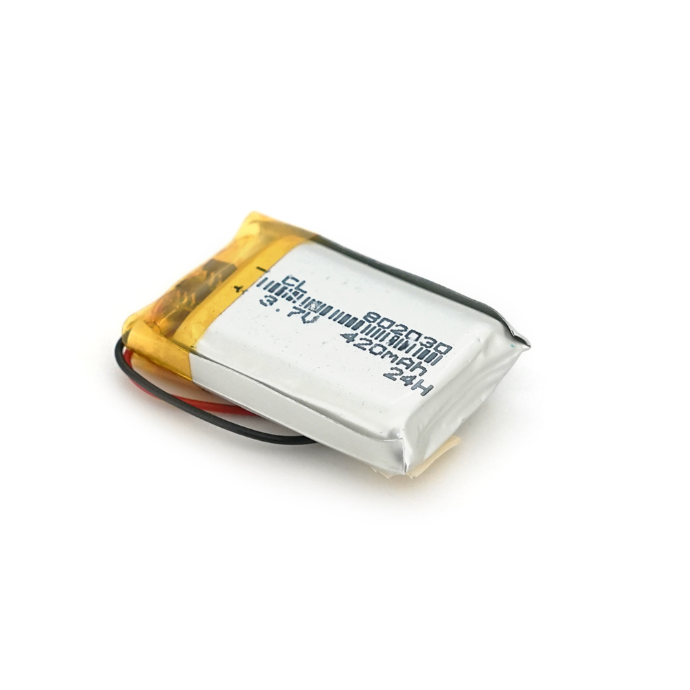 38911 Літій-полімерний акумулятор 8*20*30mm (Li-ion 3.7В 420мА·год) - Зображення 1
