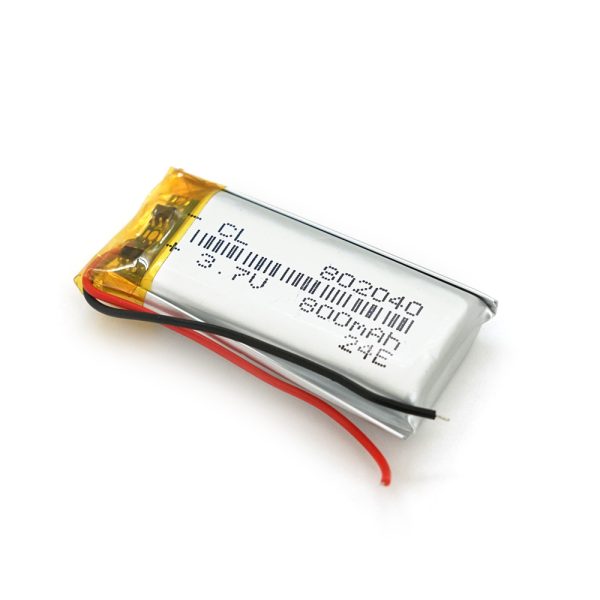 Літій-полімерний акумулятор 8*20*40mm (Li-ion 3.7В 800мА&middot;год)