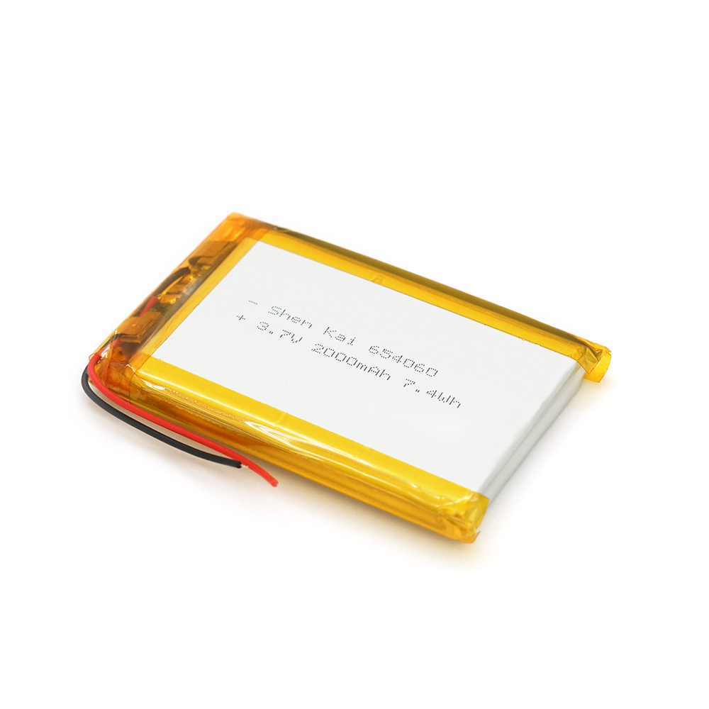 38952 Літій-полімерний акумулятор 6,5*40*60mm (Li-ion 3.7В 2000мА·год) - Зображення 1