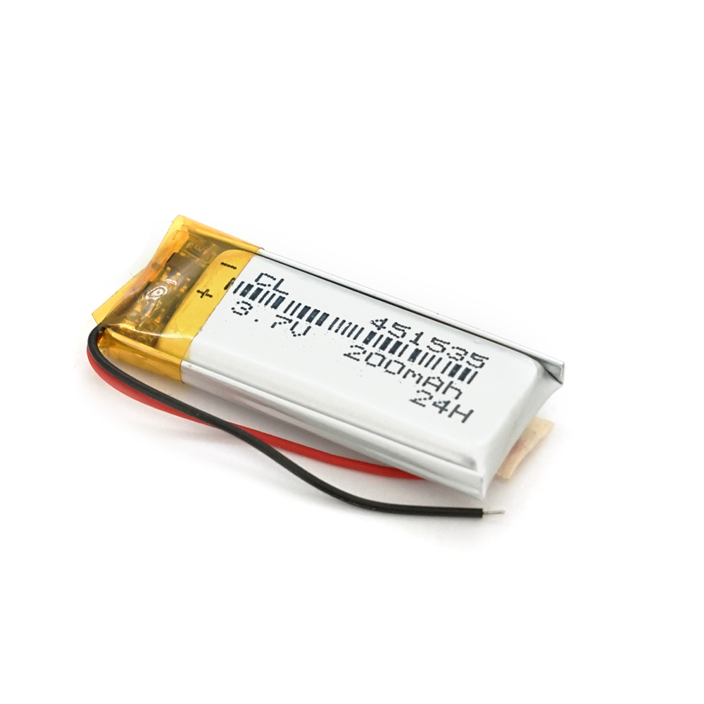 39024 Літій-полімерний акумулятор 4,5*15*35mm 3,7V (Li-ion 3.7В 200мА·год) - Зображення 1