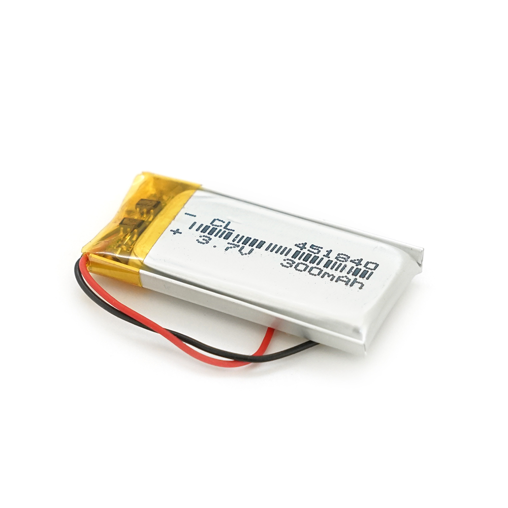 39027 Літій-полімерний акумулятор 4,5*18*40mm 3,7V (Li-ion 3.7В 300мА·год) - Зображення 1