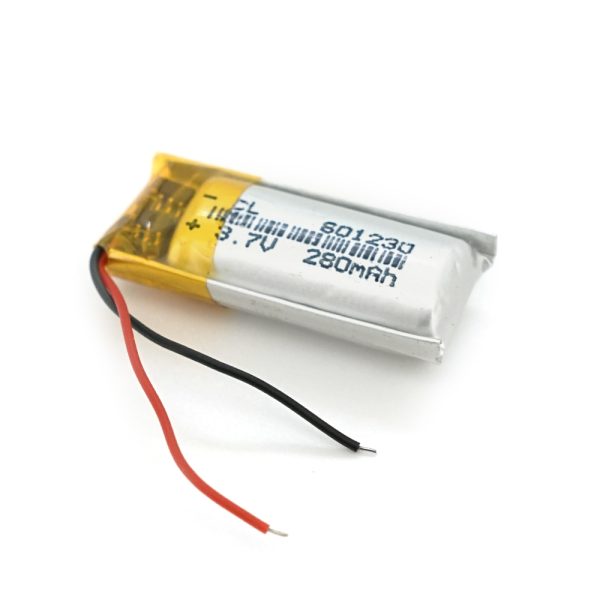 Літій-полімерний акумулятор 8*12*30mm (Li-ion 3.7В 280мА&middot;год)