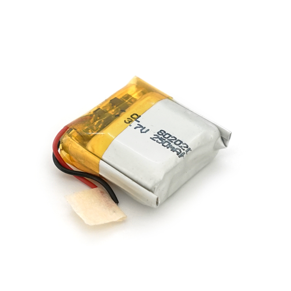 39105 Літій-полімерний акумулятор 8*20*20mm (Li-ion 3.7В 250мА·год) - Зображення 1