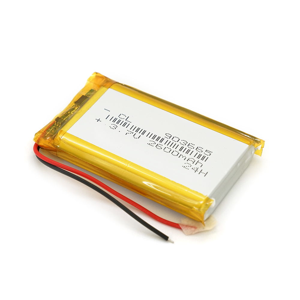 39127 Літій-полімерний акумулятор 9*36*65mm (Li-ion 3.7В 2600мА·год) - Зображення 1