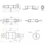 Високовольтний запобіжник EV315-L 20A DC500V - Зображення 2