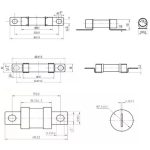 Високовольтний запобіжник EV315-L40A DC500V - Зображення 2