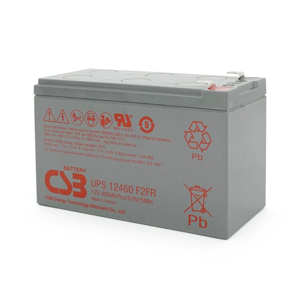 Акумуляторна батарея CSB UPS12460F2FR, 12V9Ah (151х65х94мм) Q10 / 420 (В&apos;ЄТНАМ)