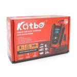 Автоматичне ЗУ для акумулятора Katbo KTB-BC1803 6V / 12V / 24V,2-6A,LCD,клеми(AGM / GEL / Lead / MF) - Зображення 2
