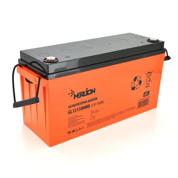 Акумуляторна батарея MERLION GL121500M8 12 V 150 Ah (483 х 170 х 240) Q1 / 24