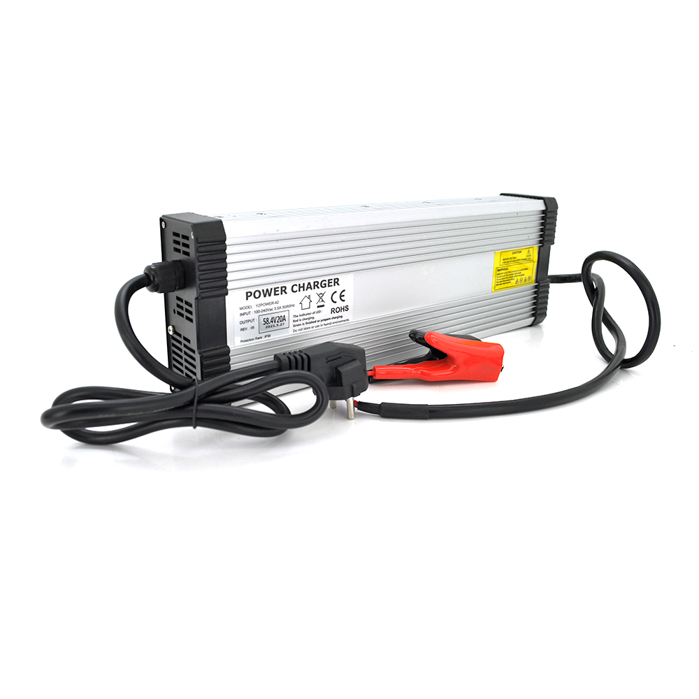 20832 Зарядний пристрій Merlion для акумуляторів LiFePO4 48V(58,4V),16S,20A-960W - Зображення 1