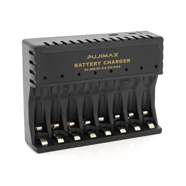 Зарядний пристрій універсальний PUJIMAX, 8 каналів, LED інд.