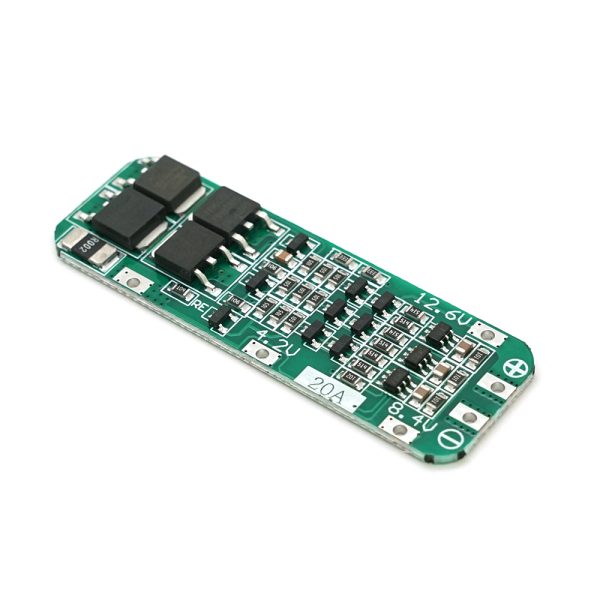 Контролер заряду для літієвої батареї 18650 3S20A, робочий струм 20A(REV2.0)