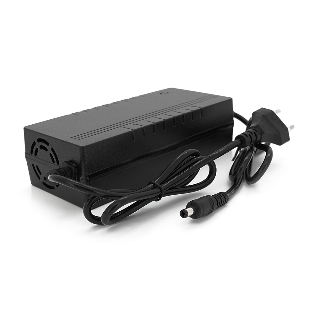 24373 Зарядний пристрій для акумуляторів LiFePo4 36V(43.8V),12S,3A,штекер 5.5*2.5,з індикацією,BOX - Зображення 1