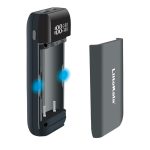 ЗУ LiitoKala Lii-MP2, функція Powerbank, USB / Type-C, LED display, підтримує Li-ion, 3.7V / 1.2V AA / AAA 18650 / 18700 / 20700 / 21700