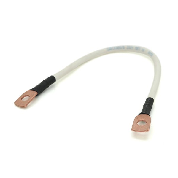 Кабель для з&apos;єднання АКБ (перемичка) довжина 60см, провід мідний ПВ-3 / КГНВ Одесакабель, 25мм2 з клемами М8 (мідь)