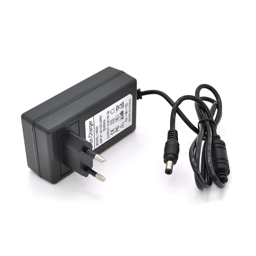 32447 Зарядний пристрій для акумуляторів LiFePo4 12V(14,6V),4S,3A,штекер 5.5*2.5,з індикацією,BOX,(80*43*30 mm) - Зображення 1