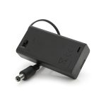 Відсік для 2-х елементів живлення АА, роз&apos;єм 5,5&times;2,1, закритий корпус із вимикачем