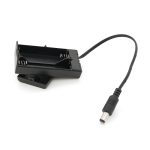 Відсік для 2-х елементів живлення АА, роз&apos;єм 5,5&times;2,1, закритий корпус із вимикачем - Зображення 2