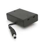 Відсік для 3-х елементів живлення АА, роз&apos;єм 5,5&times;2,1, закритий корпус із вимикачем