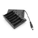 Відсік для 6-ти елементів живлення АА, роз&apos;єм 5,5&times;2,1, закритий корпус із вимикачем - Зображення 2