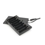 Відсік для 8-ми елементів живлення АА, роз&apos;єм 5,5&times;2,1, закритий корпус із вимикачем - Зображення 2