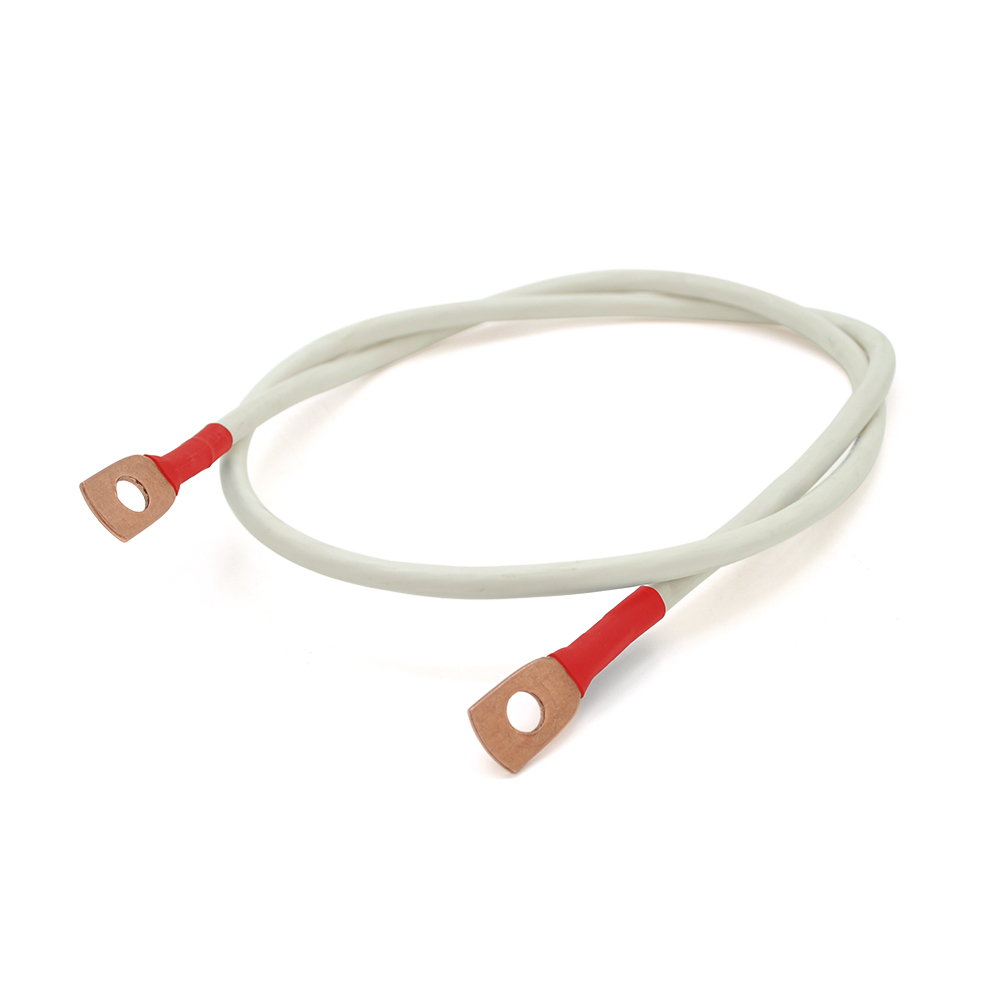 33980 Кабель для з'єднання АКБ (перемичка) довжина 150см, провід мідний ПВ-3 / КГНВ Одесакабель, 16мм2 з клемами М8 (мідь) - Зображення 1