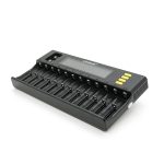 ЗУ універсальне Liitokala Lii-S12, 12+2 каналів, Ni-Mh / Li-ion / LiFePo4 / крона, 220V / 12V, LED+LCD, Box