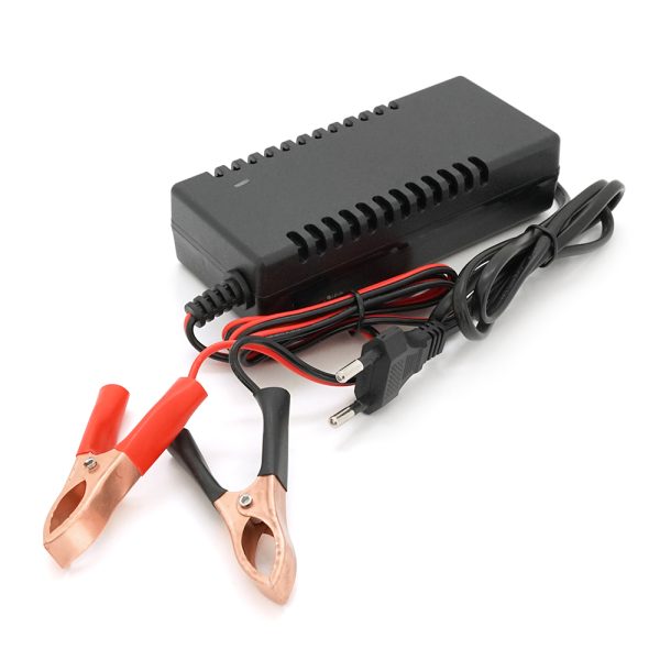 Зарядний пристрій акумуляторів LiFePO4 12V (14.6V), 4S,3A, з крокодилами, LED-індикація