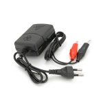 Зарядний пристрій акумуляторів LiFePO4 12V (14.6V), 4S, 1.3A, з крокодилами, LED-індикація - Зображення 2