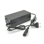 Зарядний пристрій для акумуляторів Li-ion 36V(42V),10S,4A, штекер Triangle plug (T-tipe / IEC / C13 N+L-, з індикацією