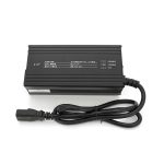 Зарядний пристрій акумуляторів LiFePO4 12V (14.6V), 4S, 15A, штекер Triangle plug (T-tipe / C13 / IEC). LED-індикація, 137x90x50mm - Зображення 2