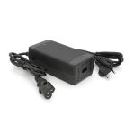 Зарядний пристрій акумуляторів LiFePO4 12V (14.6V), 4S,10A, штекер Triangle plug (T-tipe / C13 / IEC). з індикацією, 133х67х45mm, 0.3kg