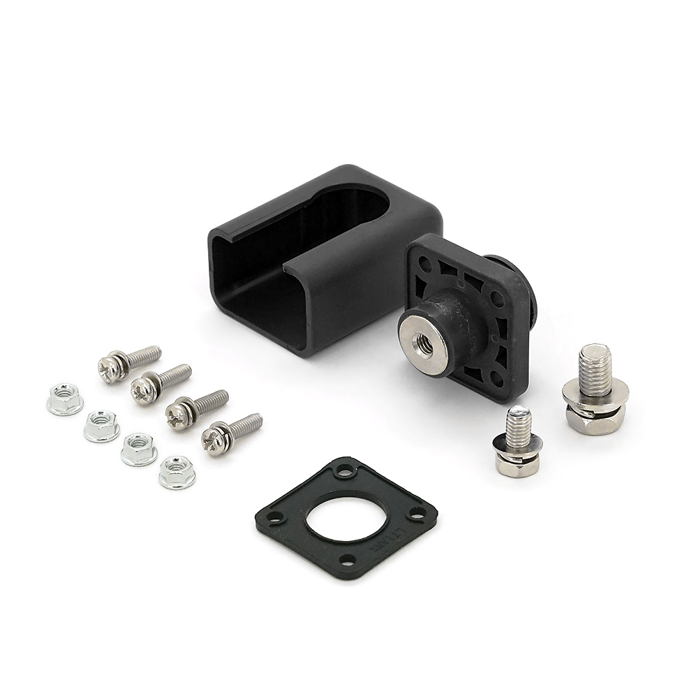 37057 Корпусна прохідна клема М8-M6, 200A, 1000V, мідь, Black - Зображення 1