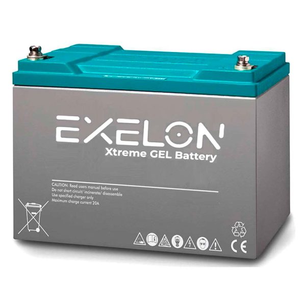 Акумуляторна батарея EXELON 150-12 GEL 12V 150 Ah (483 x 170 x 238), 43.6 kg Grey Q1 / 48